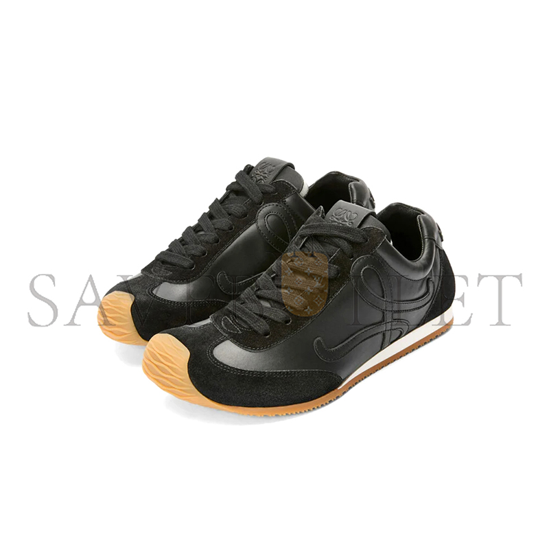 L0ew* ballet runner 2.0 in nylon and calfskin llbr282x03 3